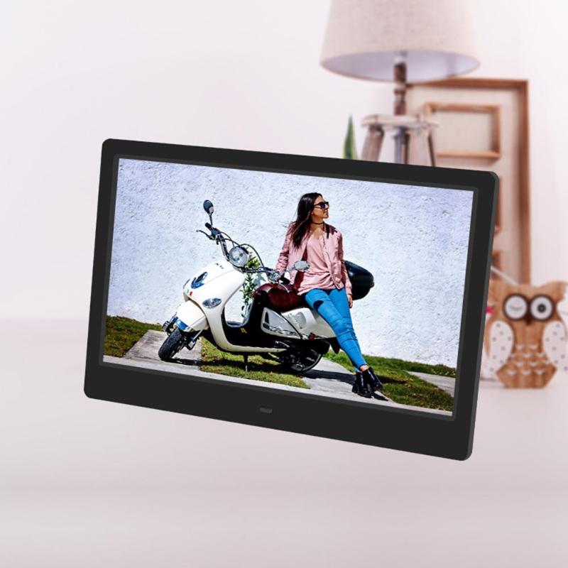 14.1Inch Digital Photo Frame HD 1280x800 LED Backlight Electronic Album Picture Music Video Player US Plug Support Many Language - ebowsos