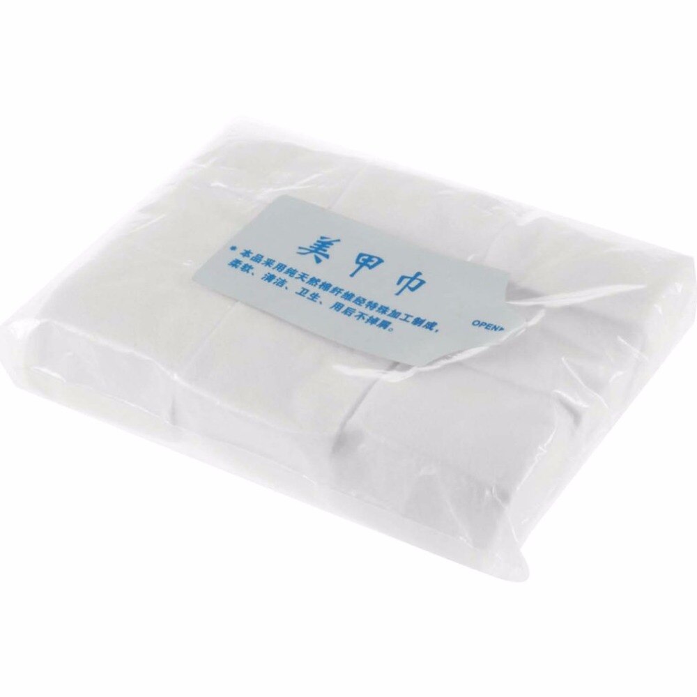 1400pcs Nail Art Tips Manicure Polish Remover Clean Wipes Cotton Lint Pads Paper Manicure Nail Art Clean Wipes - ebowsos