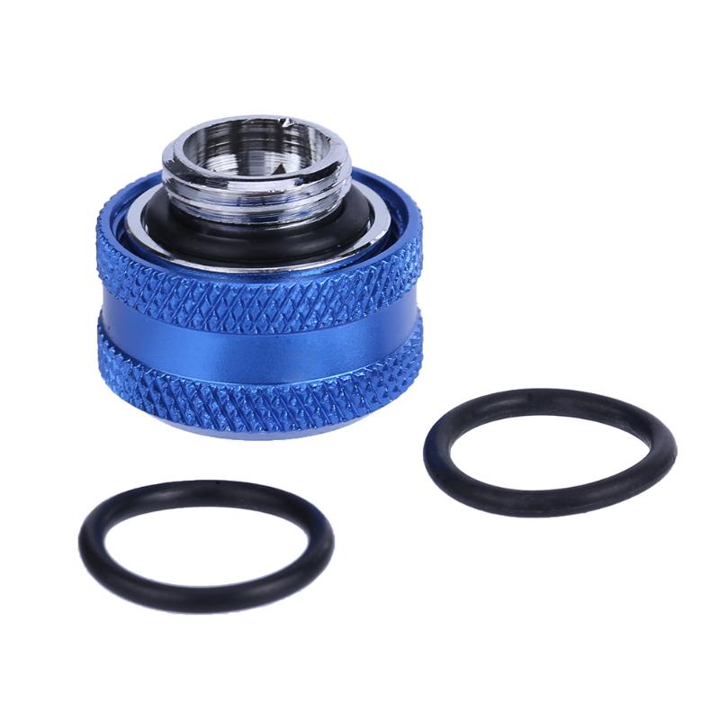 14mm Hard Tube Extended Connetor Fittings G1/4 Thread Rigid Tube Compression Fittings for PC Water Cooling System - ebowsos