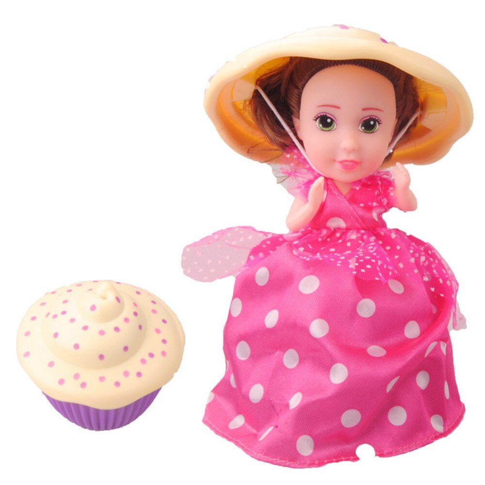 15.5cm Cup Cake Doll Flavor Mini Deformable Pastry Princess Deformed Dolls 1pc Cup Cake 15.5cm Cup Cake Cup Cake Doll-ebowsos