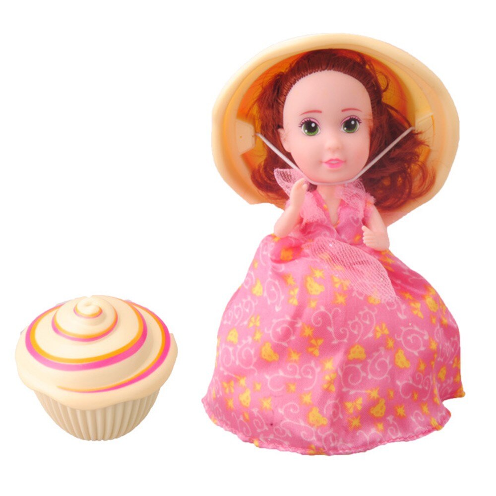 15.5cm Cup Cake Doll Flavor Mini Deformable Pastry Princess Deformed Dolls 1pc Cup Cake 15.5cm Cup Cake Cup Cake Doll-ebowsos