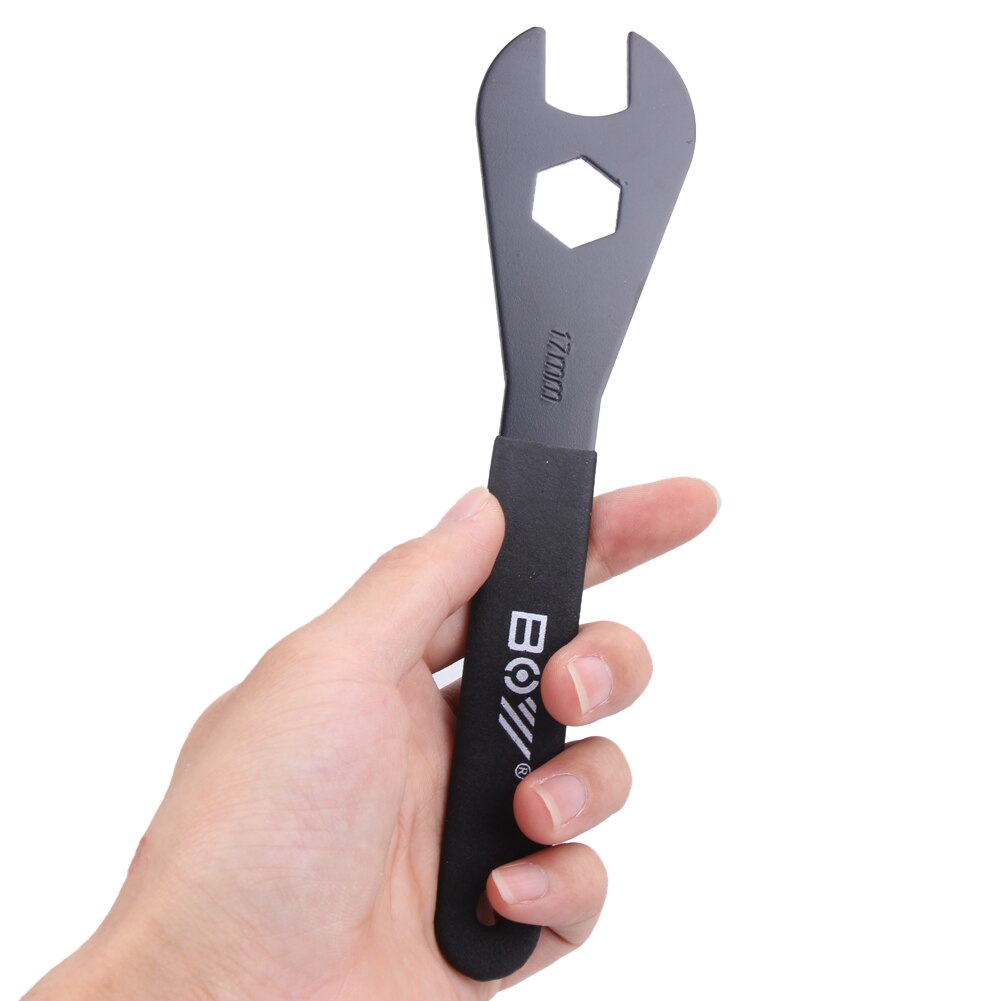 17mm Bicycle Easy Grip Handle Cone Spanner Wrench Bike Repair Tools Versatile and Durable Cone Wrench Cycling Tool-ebowsos