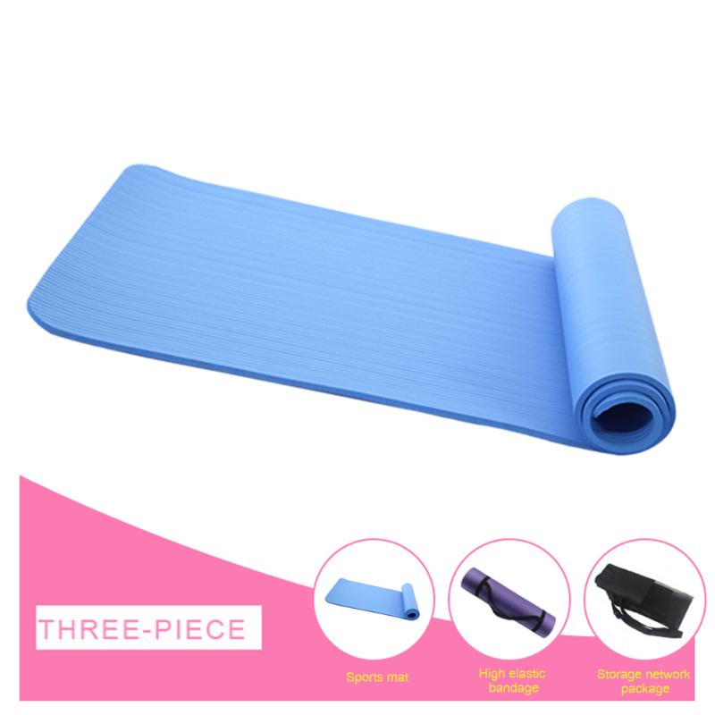 183cm Yoga Mat with Sufficient Durability and Toughness NBR Non-slip Blanket Lose Weight Pad Gym Home Fitness Equipment-ebowsos