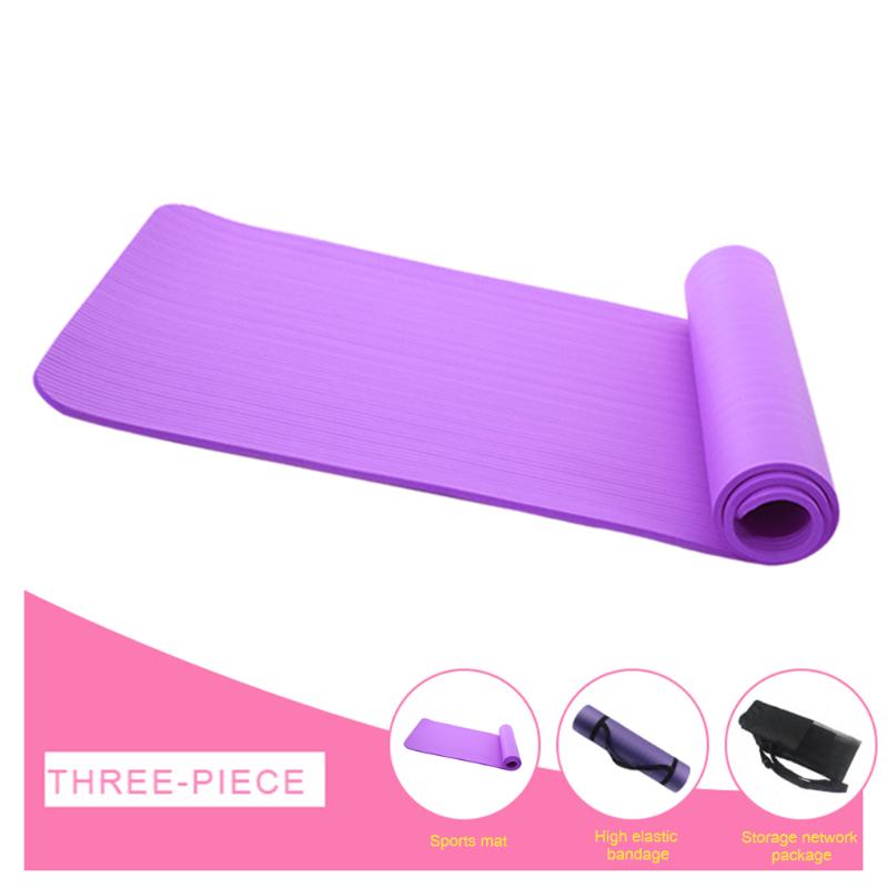 183cm Yoga Mat with Sufficient Durability and Toughness NBR Non-slip Blanket Lose Weight Pad Gym Home Fitness Equipment-ebowsos