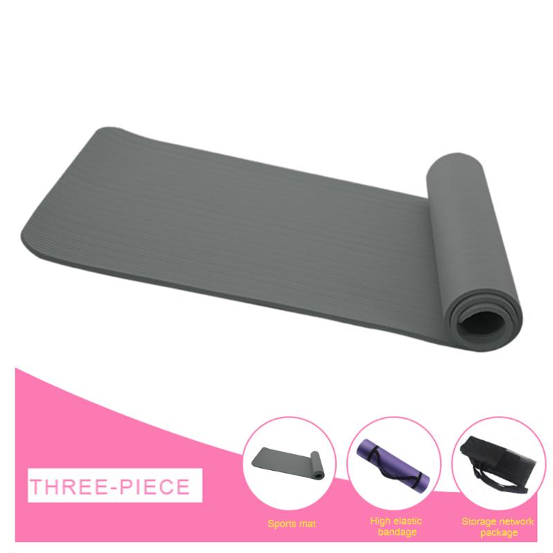 183cm Yoga Mat with Sufficient Durability and Toughness NBR Non-slip Blanket Lose Weight Pad Gym Home Fitness Equipment-ebowsos