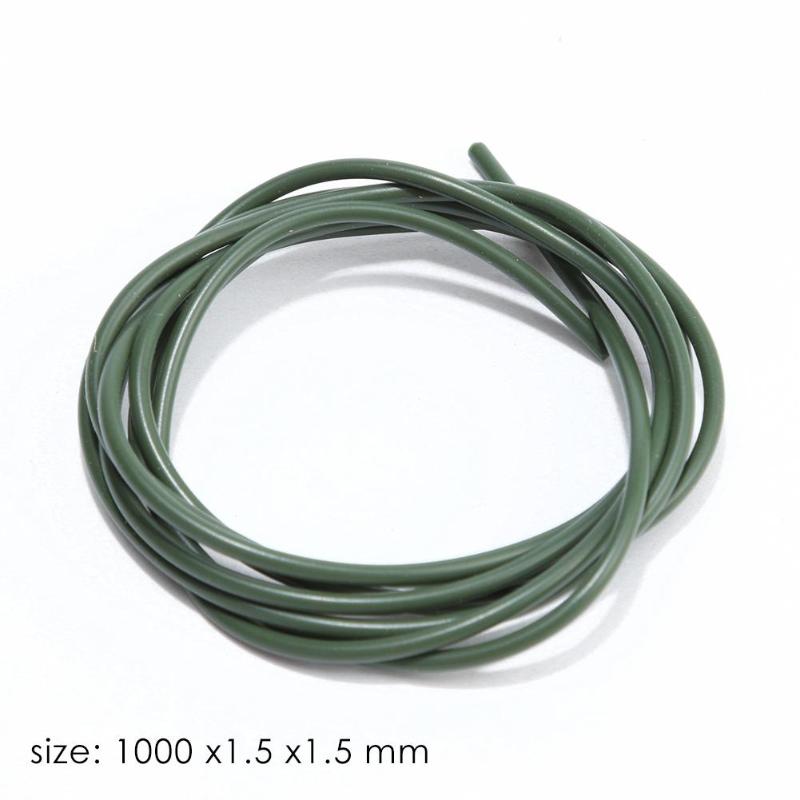 1M Carp Fishing Gear DIY Silicone Soft Rigs Tube Sleeve Carp Fishing Rig Sleeves for Carp Fishing Tackles Accessories Tool-ebowsos