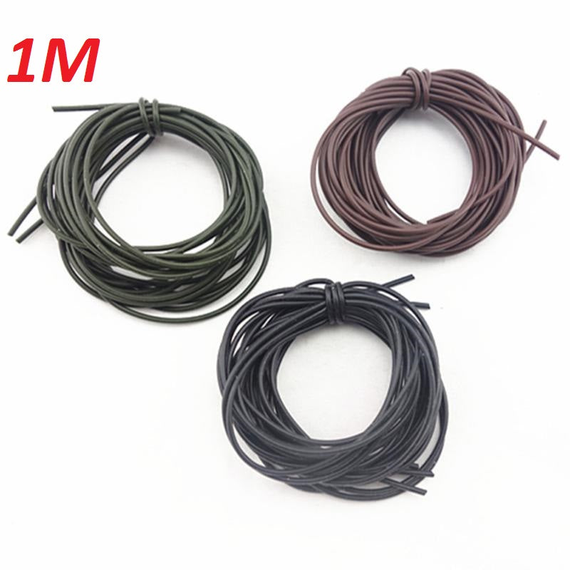 1M Carp Fishing Gear DIY Silicone Soft Rigs Tube Sleeve Carp Fishing Rig Sleeves for Carp Fishing Tackles Accessories Tool-ebowsos