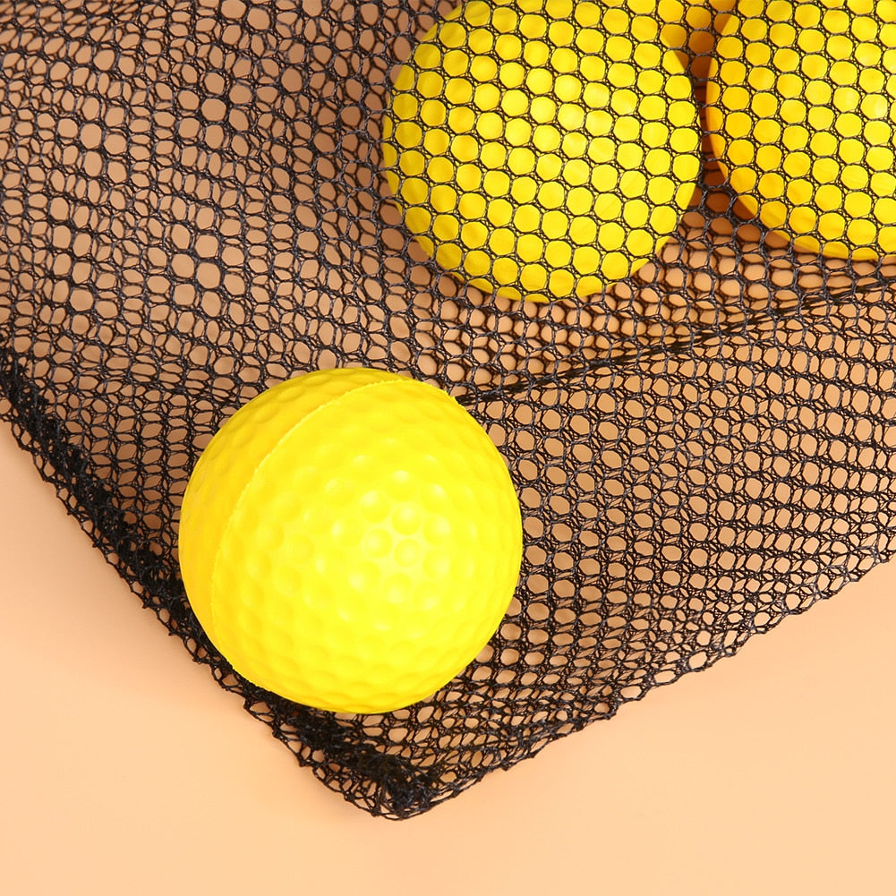 1PCS Black Nylon Golf Ball Bag Pouch Golf Table Tennis 40 Balls Carrying Holder String Closure,Golf Accessories Sports Tools-ebowsos