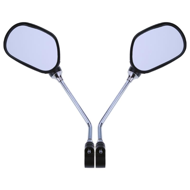 1Pair Bicycle Rearview Handlebar Mirror Cycling Rear View MTB Bike Wide Range Back Sight Reflector Angle Adjustable Glass Mirror-ebowsos