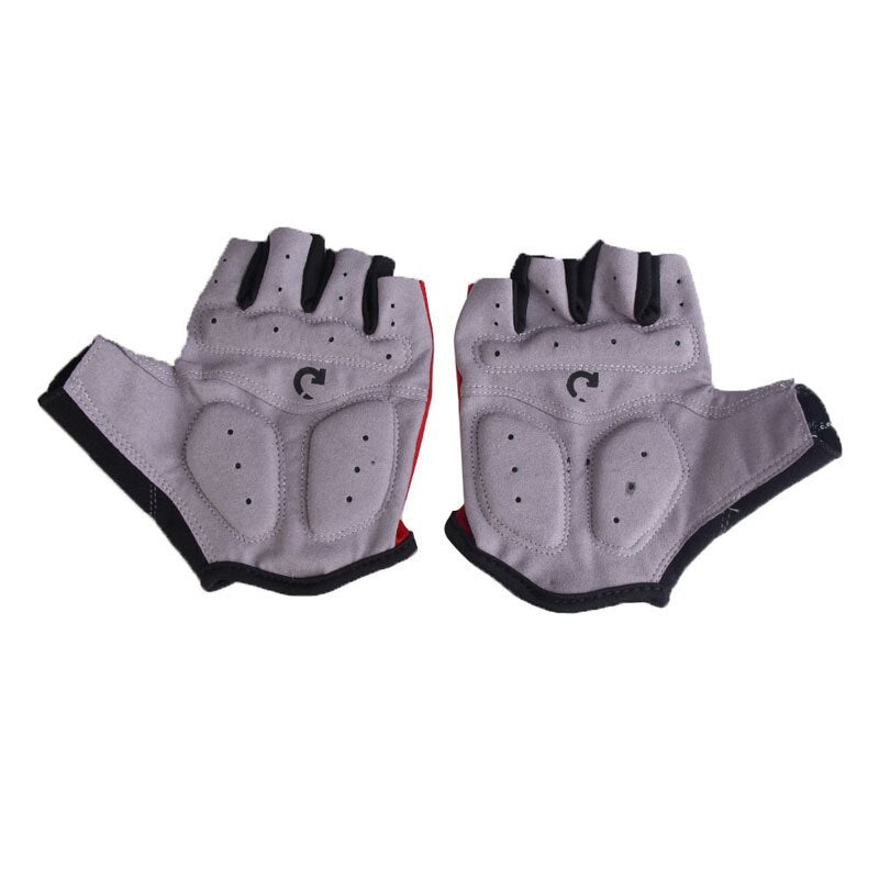 1Pair Half Finger Cycling Gloves Anti-Slip Cycling Gel Bicycle Riding Gloves For MTB Road Mountain Bike Glove Anti Shock Sport-ebowsos