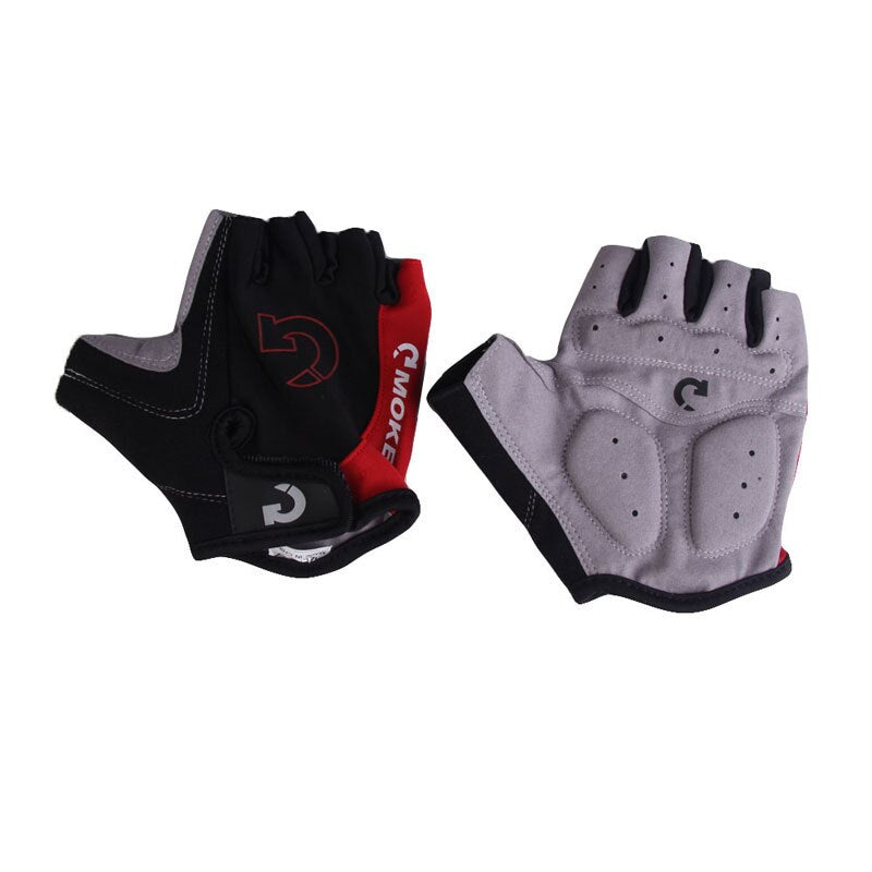 1Pair Half Finger Cycling Gloves Anti-Slip Cycling Gel Bicycle Riding Gloves For MTB Road Mountain Bike Glove Anti Shock Sport-ebowsos