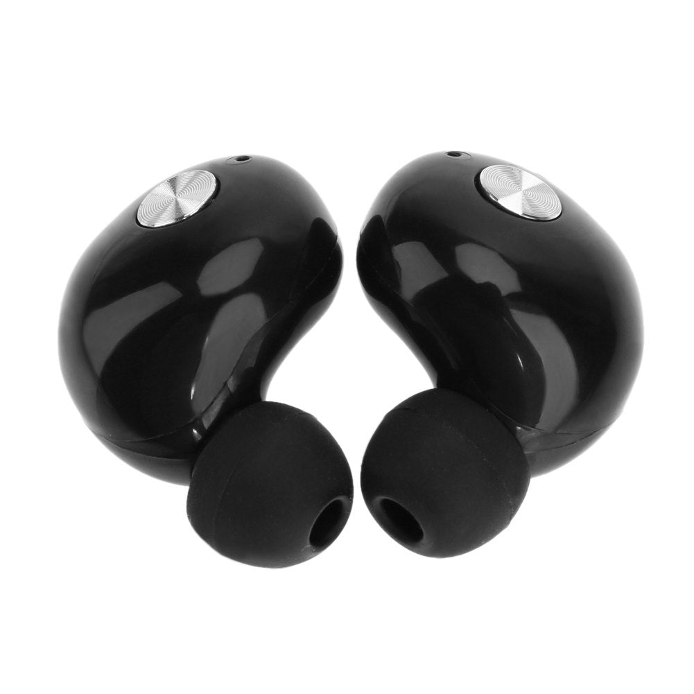 1Pair Mini Earphone TWS Wireless earbuds Bluetooth Stereo Headset with Mic Charging Box Dock for iphone /android - ebowsos