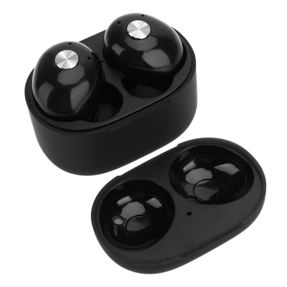 1Pair Mini Earphone TWS Wireless earbuds Bluetooth Stereo Headset with Mic Charging Box Dock for iphone /android - ebowsos