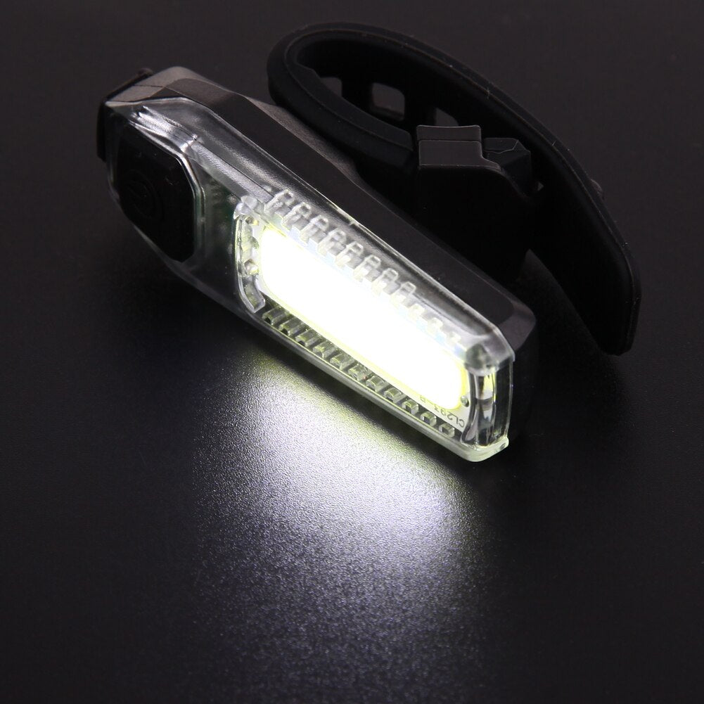 1Pc Bicycle Rear Light USB RechargeableBike Taillight Safety Warning Lights Cycling Lamp Bicycle Accessories-ebowsos