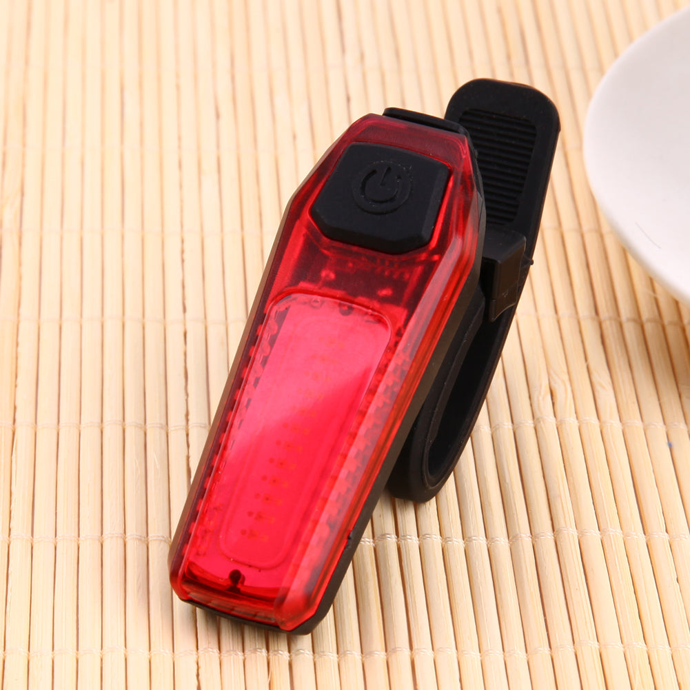 1Pc Bicycle Rear Light USB RechargeableBike Taillight Safety Warning Lights Cycling Lamp Bicycle Accessories-ebowsos