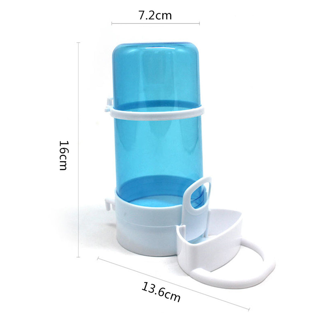 1Pc Hamster Automatic Feeder Automatic Clear Bird Feeder Pet Food Dispenser For Squirrel Hamster Pet Feeding Supplies-ebowsos