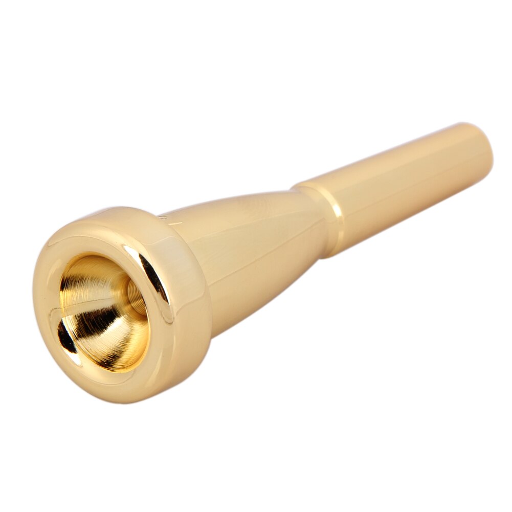 1Pc Trumpet Mouthpiece 24K Gold Plated Mega Rich Tone Trumpet Mouthpiece 7C 120g Trumpet Music Accessories-ebowsos