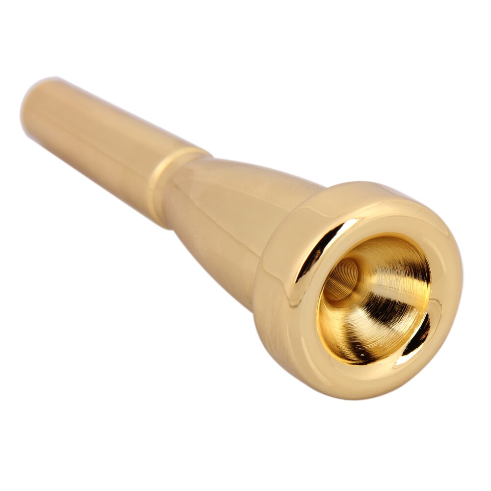 1Pc Trumpet Mouthpiece 24K Gold Plated Mega Rich Tone Trumpet Mouthpiece 7C 120g Trumpet Music Accessories-ebowsos