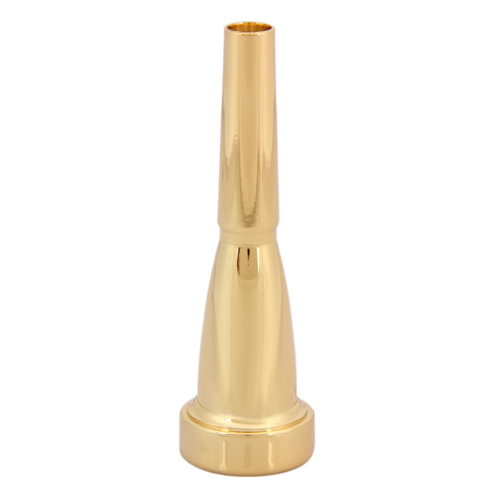 1Pc Trumpet Mouthpiece 24K Gold Plated Mega Rich Tone Trumpet Mouthpiece 7C 120g Trumpet Music Accessories-ebowsos