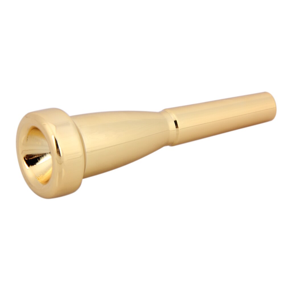 1Pc Trumpet Mouthpiece 24K Gold Plated Mega Rich Tone Trumpet Mouthpiece 7C 120g Trumpet Music Accessories-ebowsos