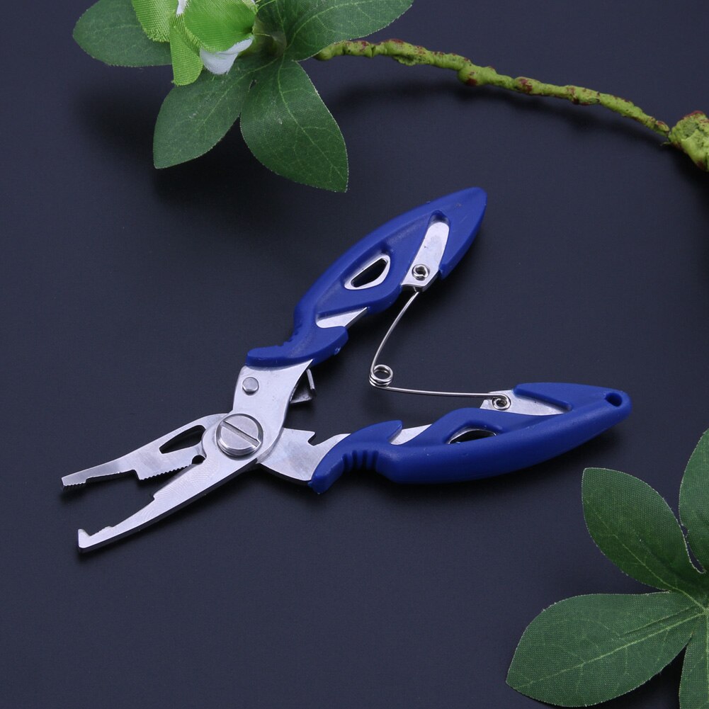 1Pcs Aluminum Fishing Pliers Scissors Line Cutter Wire Hook out Removers Fishing Tools Tackle-ebowsos