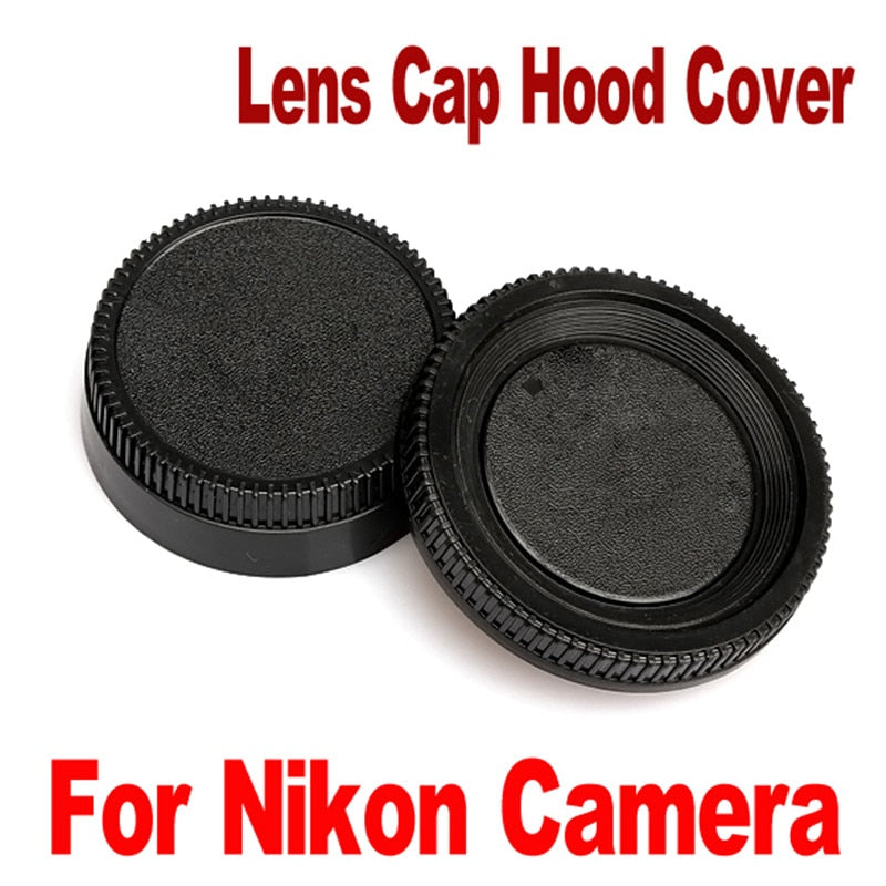 1Pcs Camera Lens Cap Rear Lens Cover Protection Cover Lens Front Cap for Nikon Lens DSLR  Camera Photo Adapter Accessory New - ebowsos