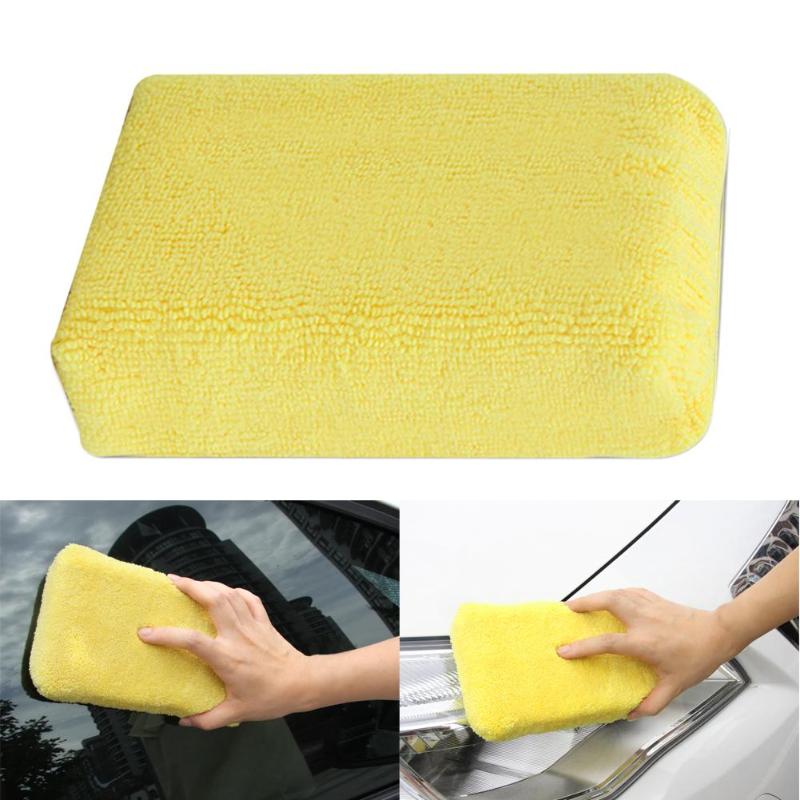 1Pcs Car Wash Sponge Auto Washing Cleaning Sponge Superfine Fiber Cleaning Cloth Car Detailing Clean Clay Care Tools Car Styling - ebowsos