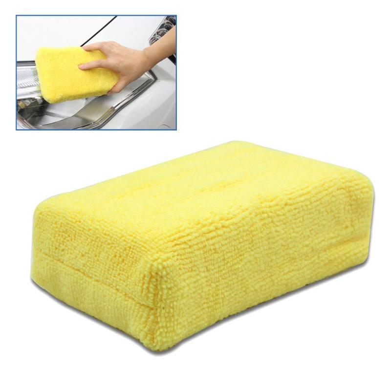 1Pcs Car Wash Sponge Auto Washing Cleaning Sponge Superfine Fiber Cleaning Cloth Car Detailing Clean Clay Care Tools Car Styling - ebowsos