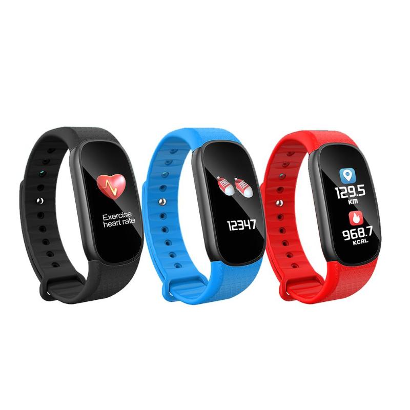 1Pcs F603 Waterproof Bluetooth Heart Rate Blood Pressure Monitor Smart Bracelet Fitness Wrist Band for IOS Android High Quality - ebowsos