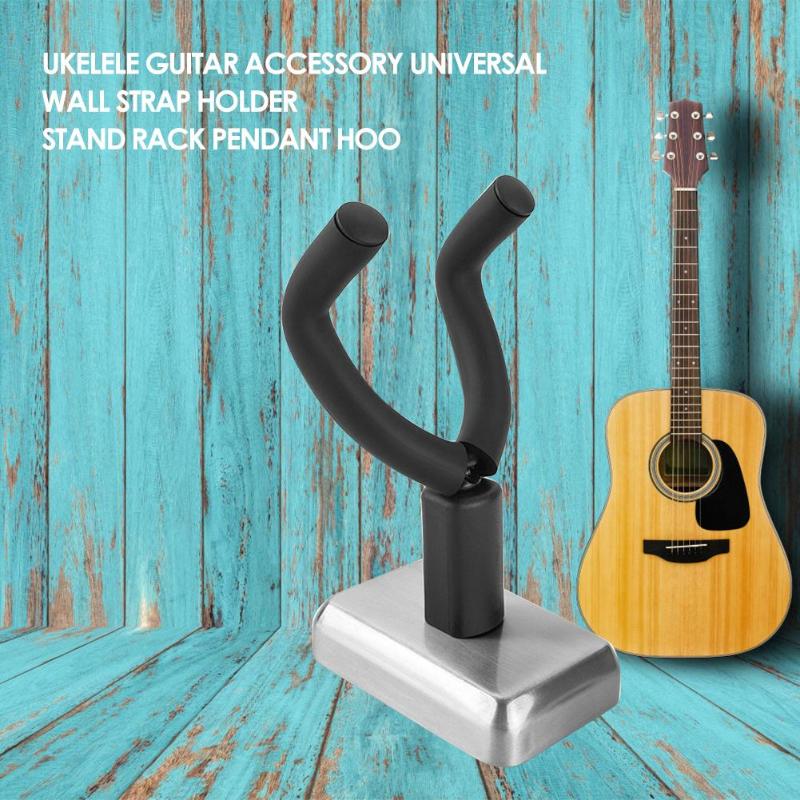 1Pcs Guitar Stand Hanger Hook Holder Wall Mount Stand Rack Bracket Display Fits most Guitar Bass Easy To Install-ebowsos