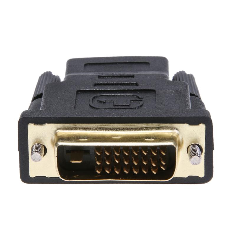 1Pcs HDMI Converter Cable Female to DVI 24+1Pin Male Converter Adapter Cable Connector for PC TV Monitor High Quality Adapter - ebowsos