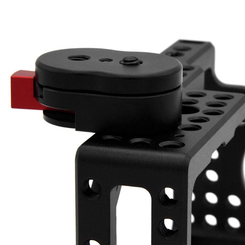 1Pcs Mini Focus Field Monitor Quick Release Plate for Magic Arm LED Light Camera Quick Release Plate Clamp Adapter High Quality - ebowsos