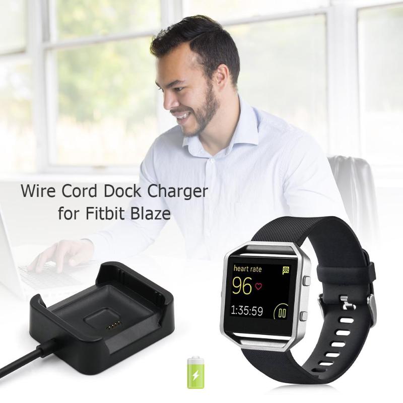 1Pcs Smart Watch USB Charging Data Cable Wire Cord Dock Charger for Fitbit Blaze High Quality USB Charging Cable Cord Dock New - ebowsos