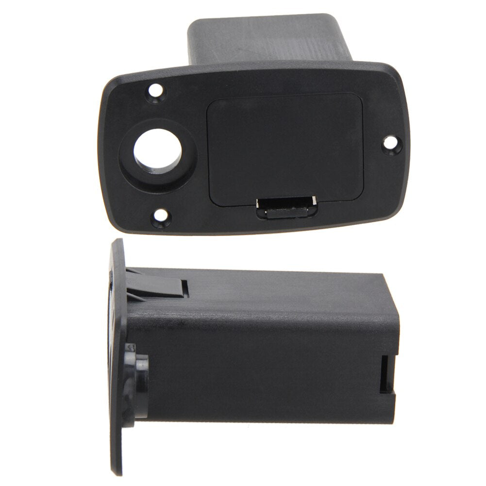 1pc Battery Holder For Black 9V Battery Box Case Cover Holders For Guitar Bass Pickup Electronic Guitar Parts Accessories-ebowsos