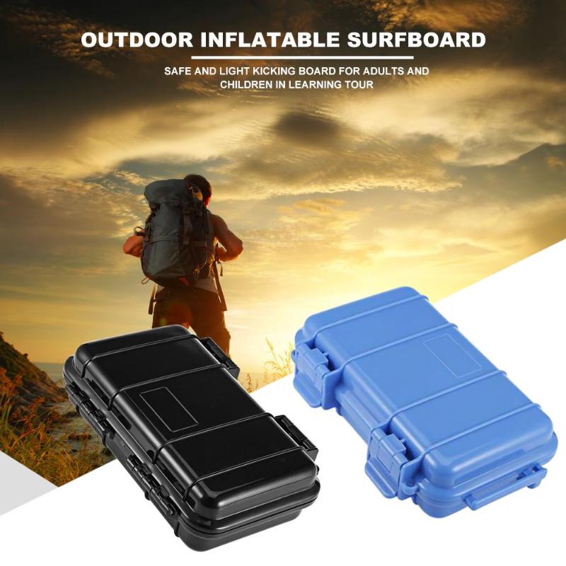 1pc Hiking Camping Waterproof Storage Box Durable Plastic Convenient Moisture-proof Box Necessary Outdoor Reception Gadgets-ebowsos