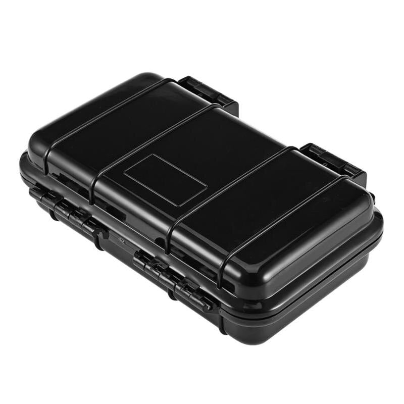 1pc Hiking Camping Waterproof Storage Box Durable Plastic Convenient Moisture-proof Box Necessary Outdoor Reception Gadgets-ebowsos