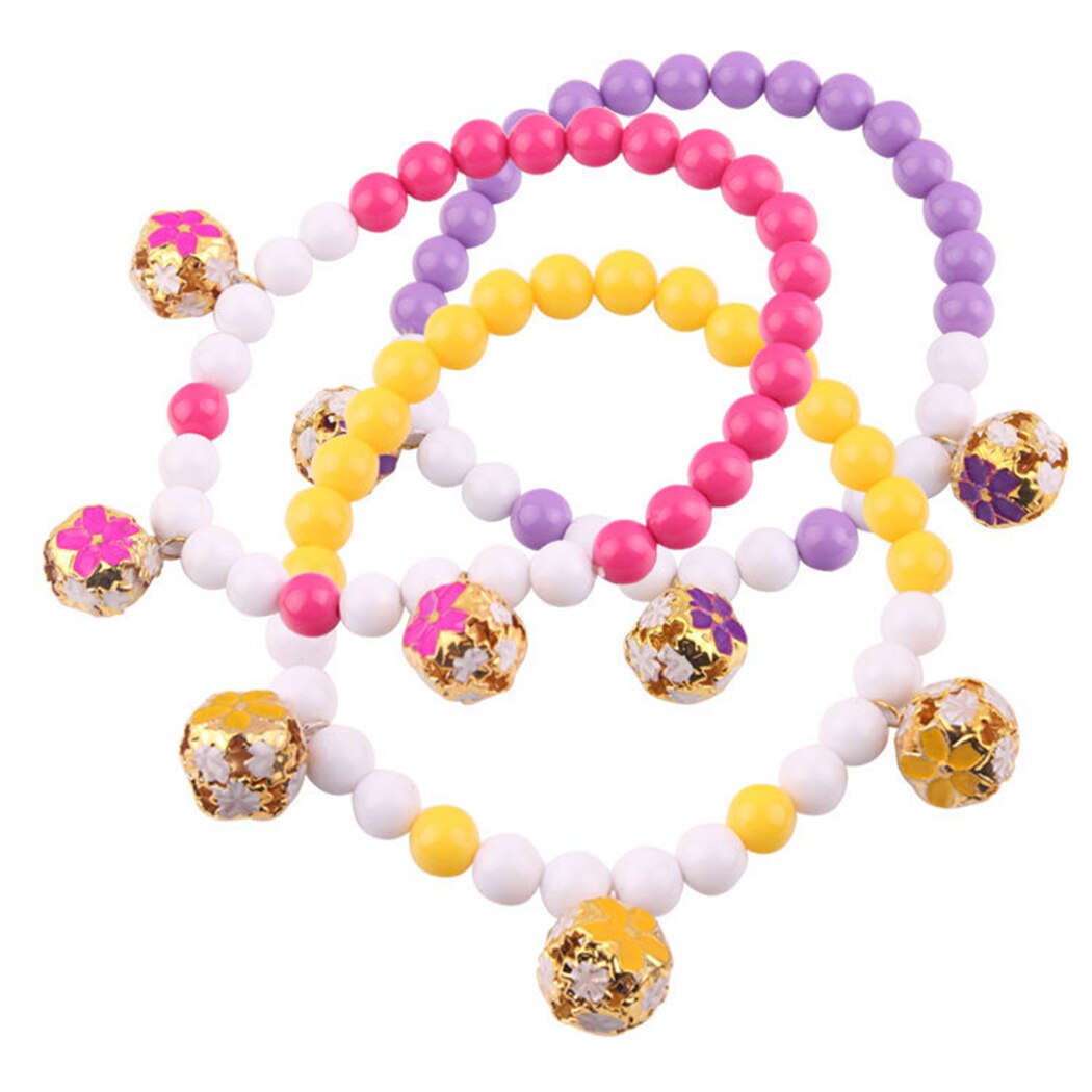 1pc Pet Collar Bell Decor Beaded Elastic Dog Collar Pet Necklace Collars For Dog Cat Pet Supplies Clothing Accessories-ebowsos