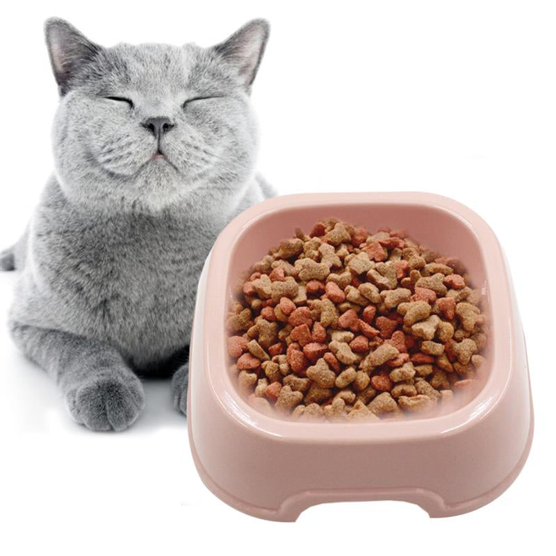 1pc Pet Water Food Bowl Creative Fashion Wheat Straw Pet Drink Bowl For Dogs Cats Pet Feeding Supplies Food Water Feeder-ebowsos