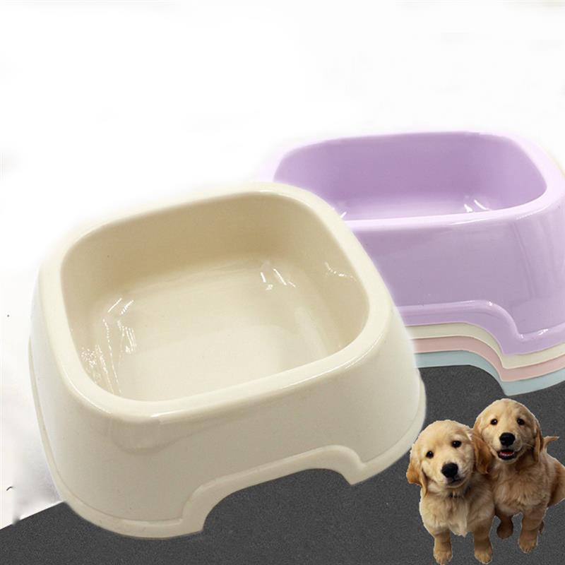 1pc Pet Water Food Bowl Creative Fashion Wheat Straw Pet Drink Bowl For Dogs Cats Pet Feeding Supplies Food Water Feeder-ebowsos