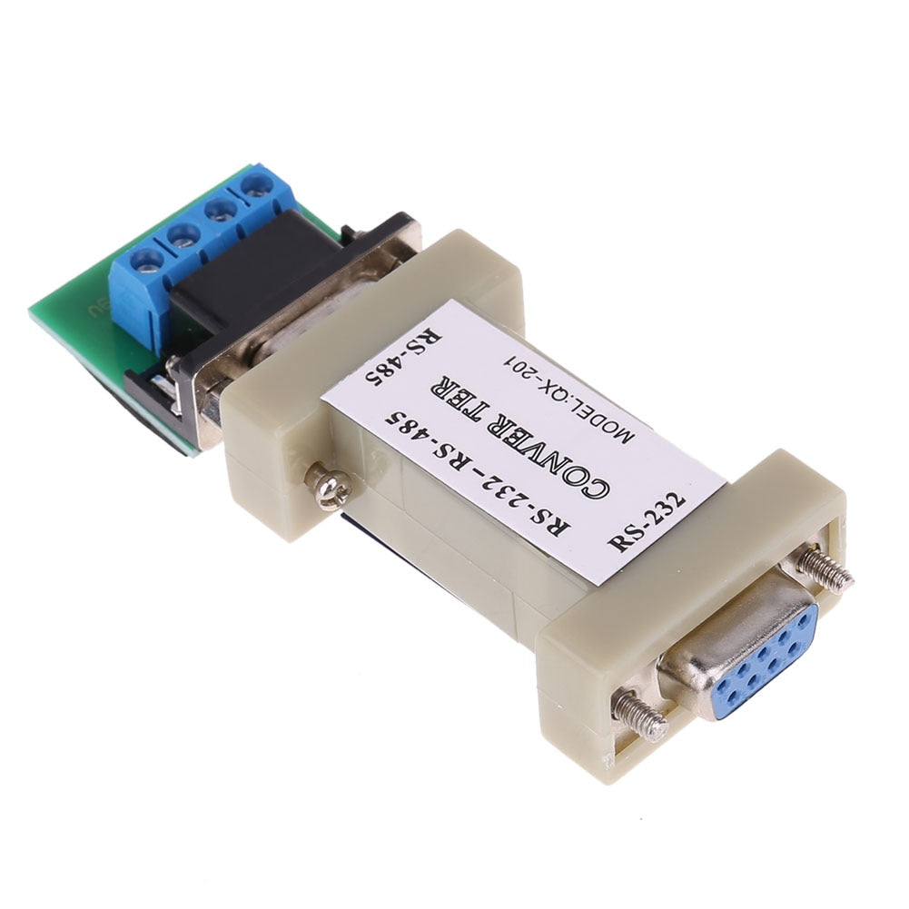 1pc Serial RS232 to RS485 CPassive Port Data Communication Converter Adapter - ebowsos