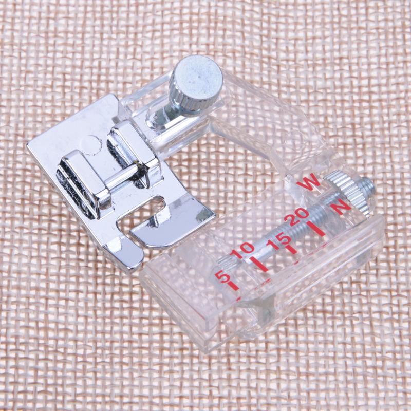 1pc Snap On Adjustable Bias Binder Presser Foot Feet For Sewing Machines Bias Binding Foot Useful Sewing Accessories 2019 hot - ebowsos