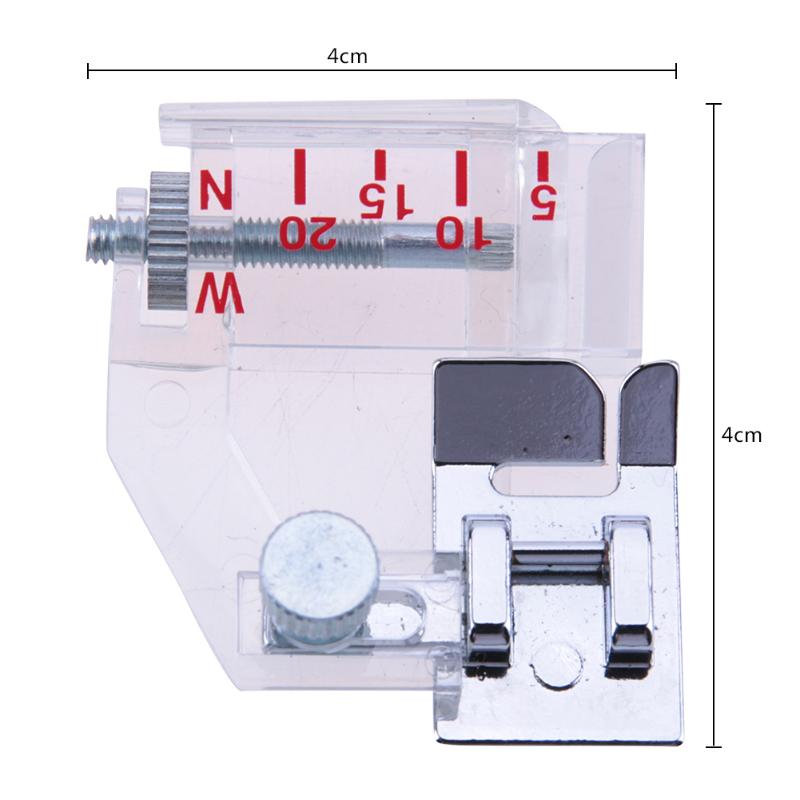 1pc Snap On Adjustable Bias Binder Presser Foot Feet For Sewing Machines Bias Binding Foot Useful Sewing Accessories 2019 hot - ebowsos