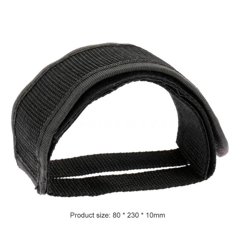 1pc Wear-resisting Nylon Binding Belt Bicycle Pedal Adhesive Strap Toe Clip High-quality Belt Fixed Gear Accecssories-ebowsos