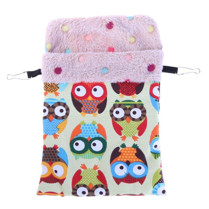 1pc Winter Warm Coral Velvet Hamsters Sleeping Bags Nest Squirrels Guinea Pigs Parrots Bed Mat House Small Animals Sleeping Bag - ebowsos