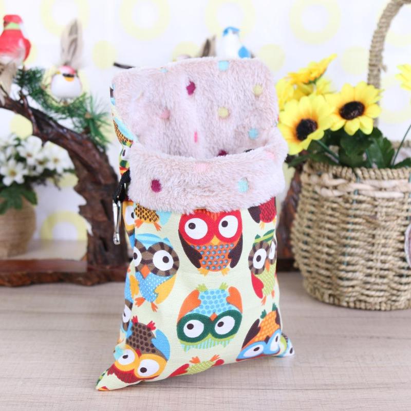 1pc Winter Warm Coral Velvet Hamsters Sleeping Bags Nest Squirrels Guinea Pigs Parrots Bed Mat House Small Animals Sleeping Bag - ebowsos