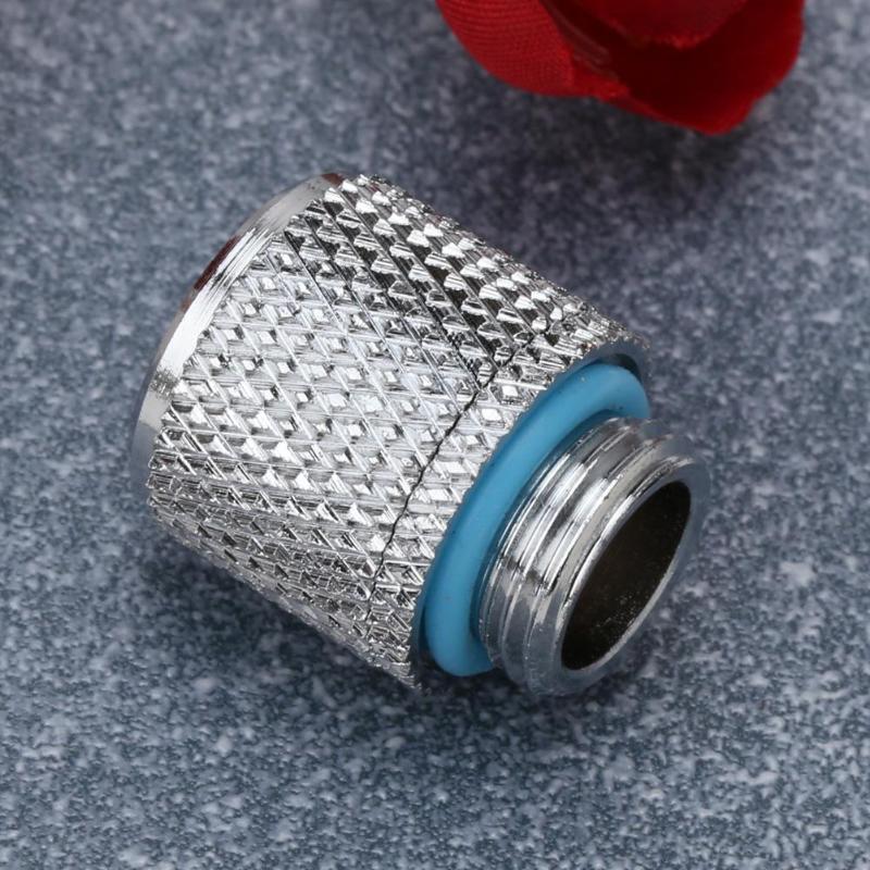 1pcs Brass G1/4" External Thread Tube Flat/Pointed Soft Tube Connectors For 9.5*12.7mm Computer PC Water Cooling System - ebowsos