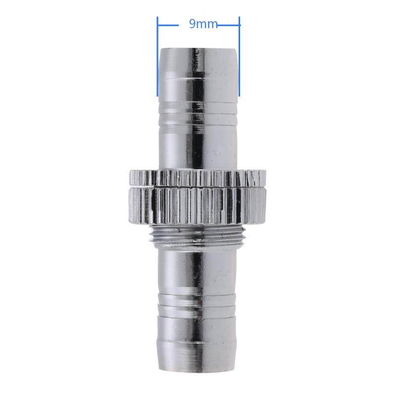 1pcs G1/4" Thread PC Cooling System Cooler Soft Tube Hose Chrome Plated Connector 9mm 11mm OD Double Head Computer Components - ebowsos