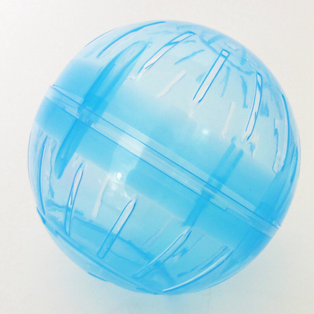 1pcs Hamster Ball Clear Plastic Safe Sturdy Hamster Exercise Ball Hamster Ball Toy Pet Interactive Toy Supplies Random Color-ebowsos