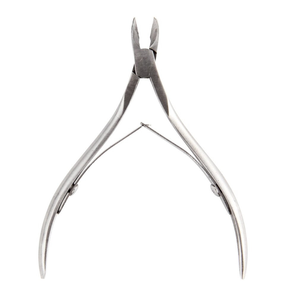 1pcs NEW Stainless Steel Cuticle Scissor Toe Cuticle Nipper Trimmer Cutter Nail Art Clipper for Trim Dead Skin Cuticle Hot Sale - ebowsos