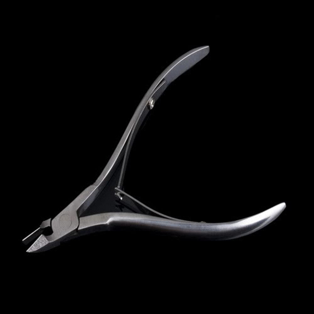 1pcs NEW Stainless Steel Cuticle Scissor Toe Cuticle Nipper Trimmer Cutter Nail Art Clipper for Trim Dead Skin Cuticle Hot Sale - ebowsos